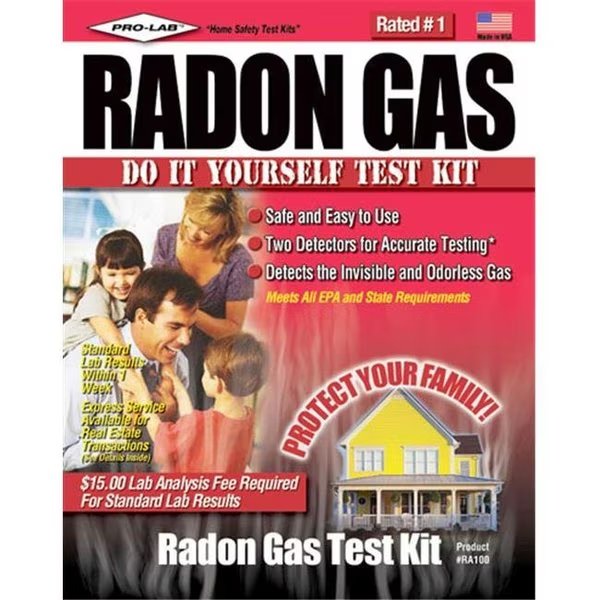 Pro-lab Incorporated Do-It-Yourself Radon Gas Test Kit  RA100, Pro-Lab Incorporated, Mfr#: RA100